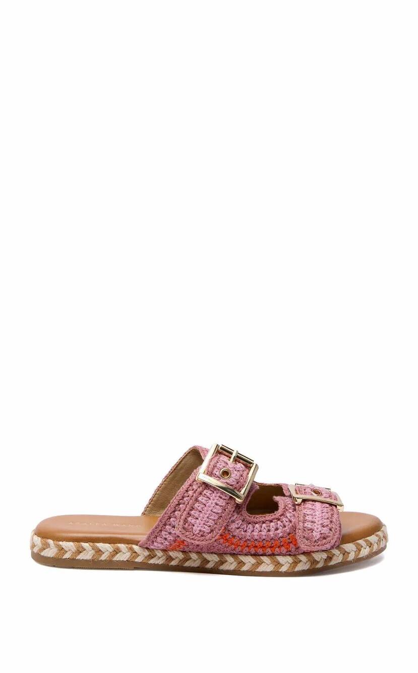 NEW AZALEA WANG women's paccoro sandal in mauve